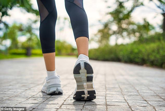 Walking 8,875 steps per day could boost your brain health, a study suggests