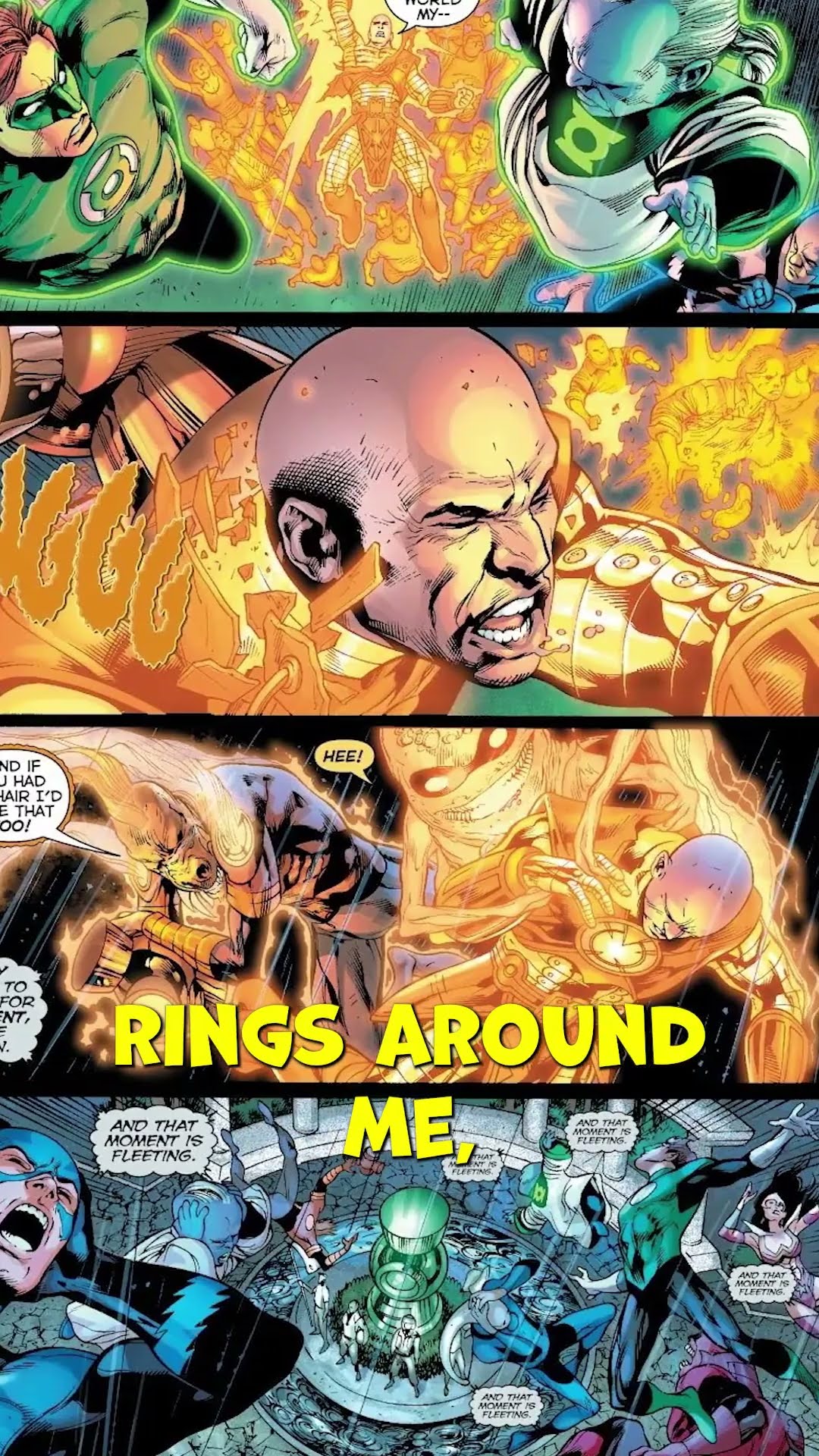 Larfleeze accidentally gives back Lex Luthor