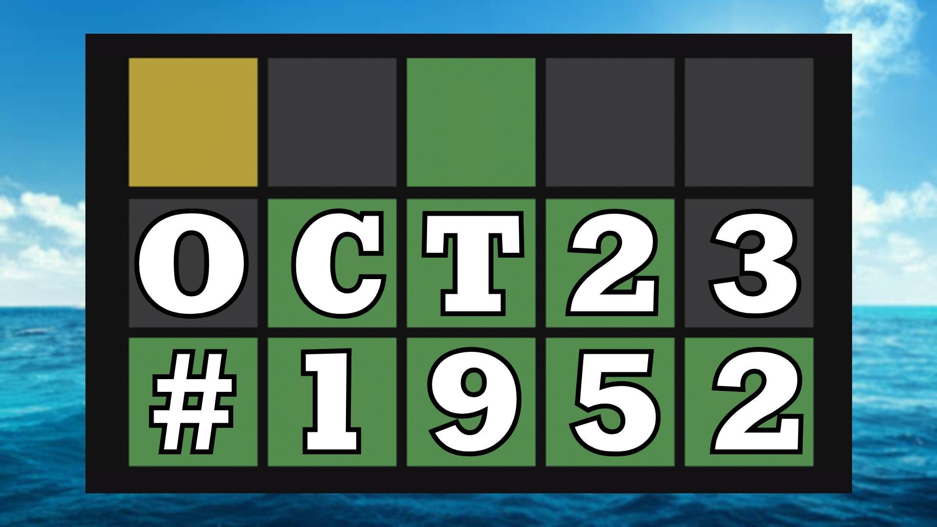Today's Wordle hints & answer - October 23, 2026 (Puzzle #1952)