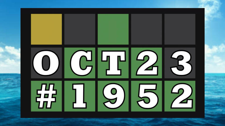 Today's Wordle hints & answer - October 23, 2026 (Puzzle #1952)