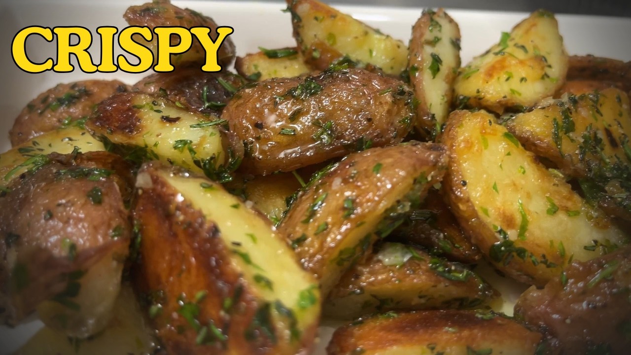 Crispy outside, soft inside: roasted potato perfection