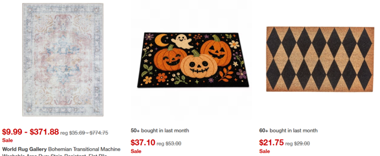 Target area rug deals: Save up to 50% on rugs!