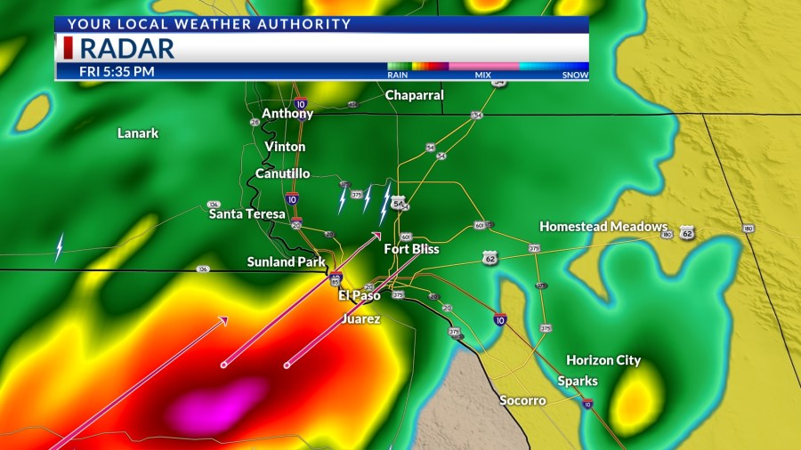 Potential for strong storms, heavy rain again on Saturday