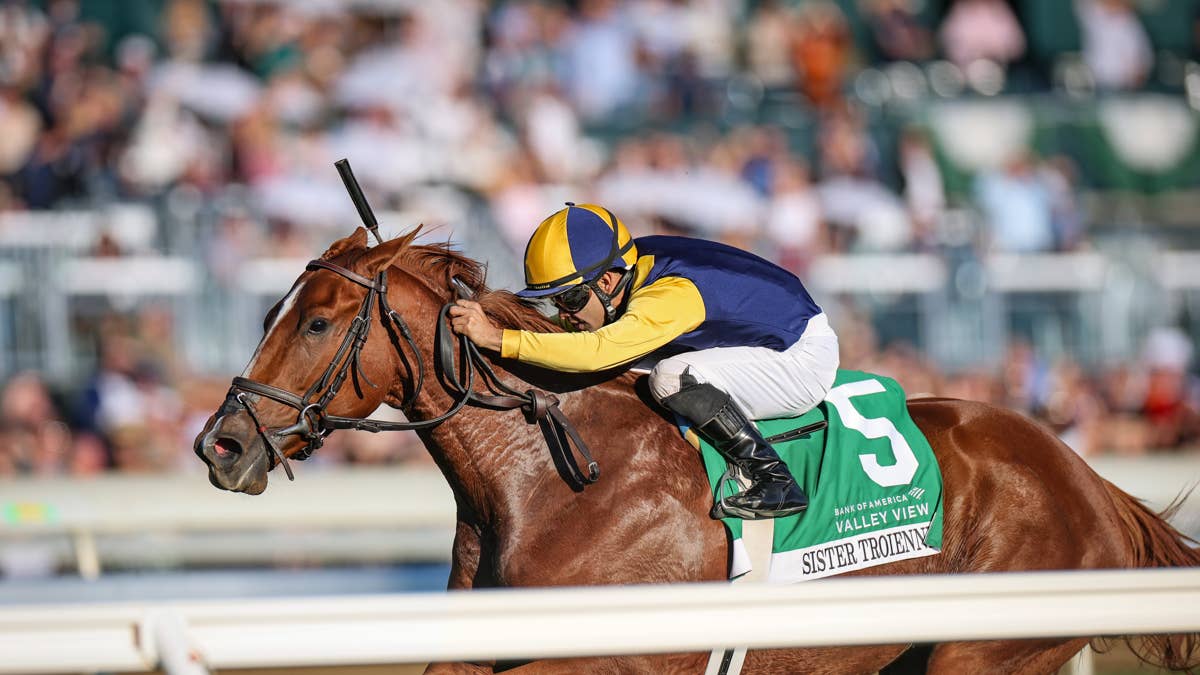 Sister Troienne caps stakes double for Luis Saez in Valley View