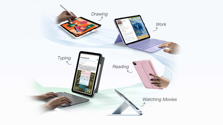 Turn your iPad into a laptop with Inateck AceTouch iPad keyboard cases