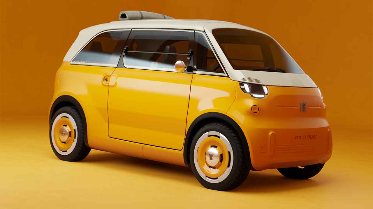 Fiat ungkap detail Multiplina, kendaraan listrik empat tempat duduk ...