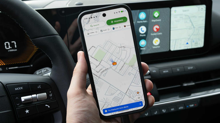 I tried MapQuest in Android Auto after its viral comeback, and despite ...