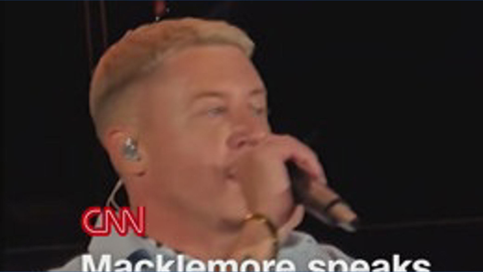 Macklemore performs first show since Sheeran split