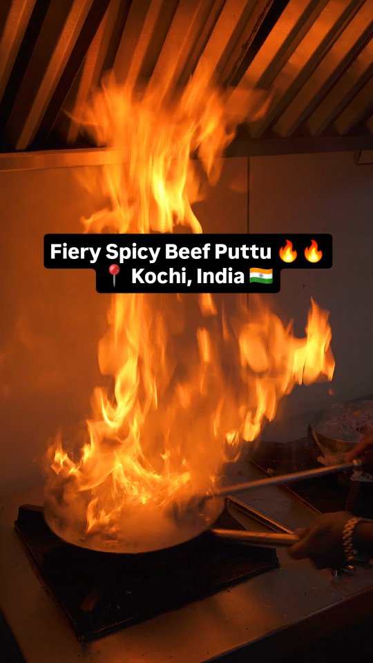Kerala puttu made with rice and coconut