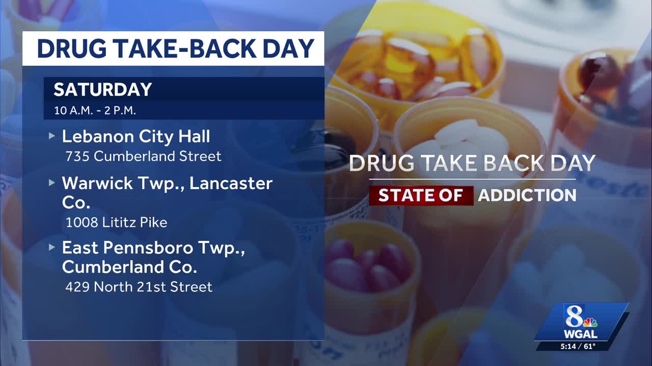 Get rid of unwanted prescription drugs during Drug Take Back Day tomorrow