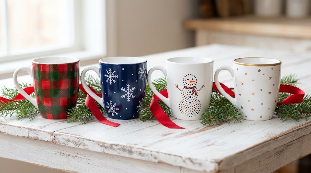 Painted Christmas mugs: 14 easy handmade gifts that look like boutique ...