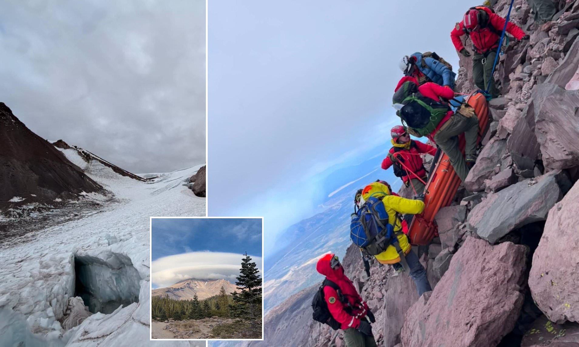 Huge rescue operation after tourist tried to climb California mountain ...