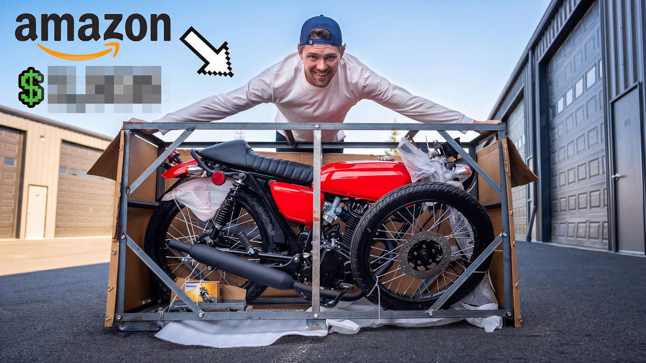 I bought the world's cheapest cafe racer on Amazon!