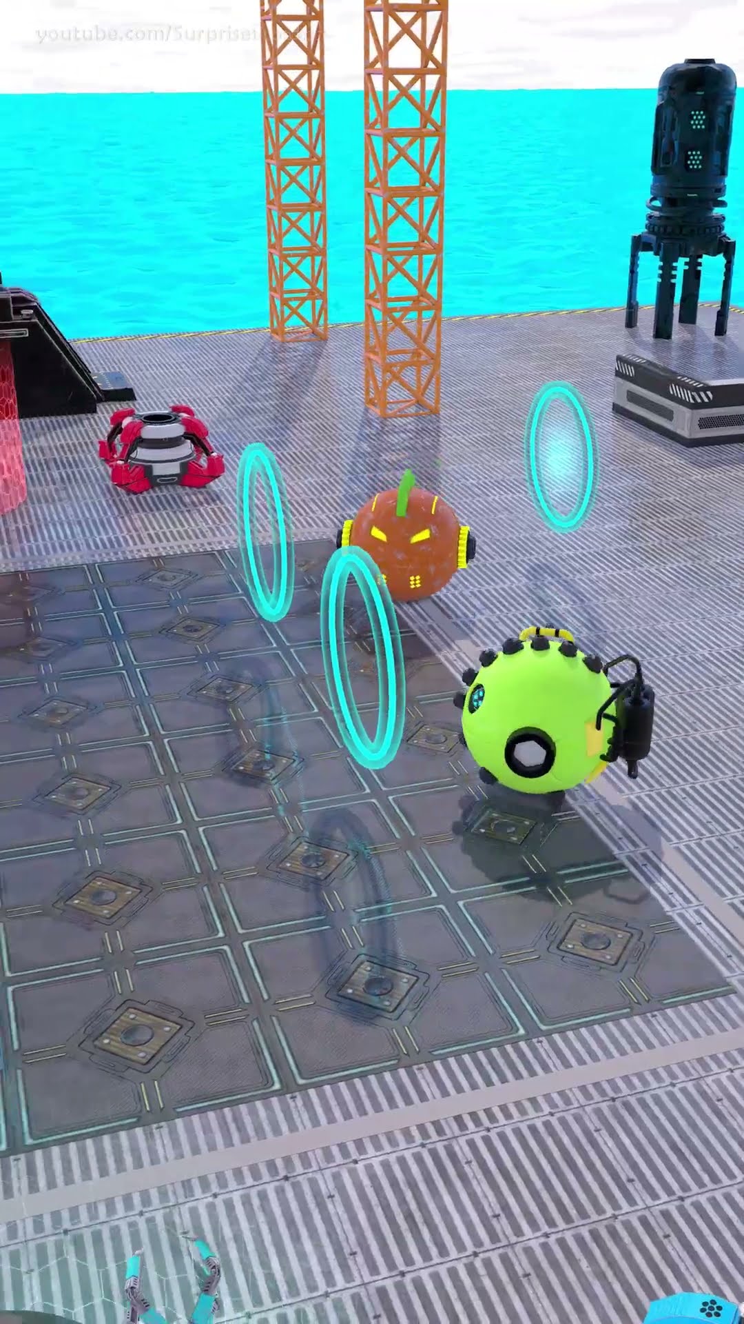 Robot Pacman energy ring challenge ⚡🤖 Which robot captures more?