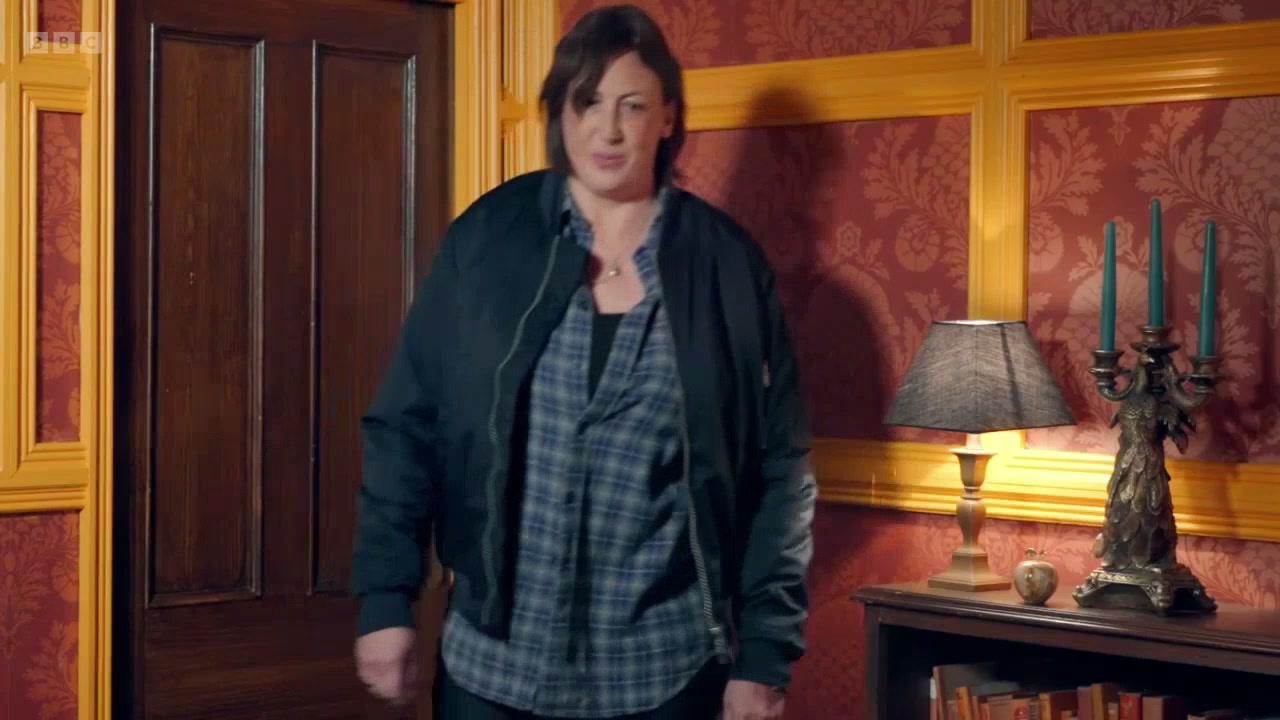 Miranda Hart fights back tears at shock Celebrity Traitors murder