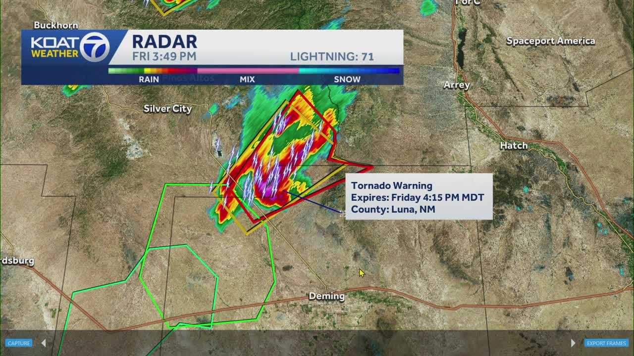 Tornado warning expires for Sierra County