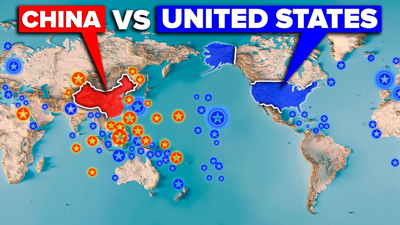 China vs United States - military army base comparison
