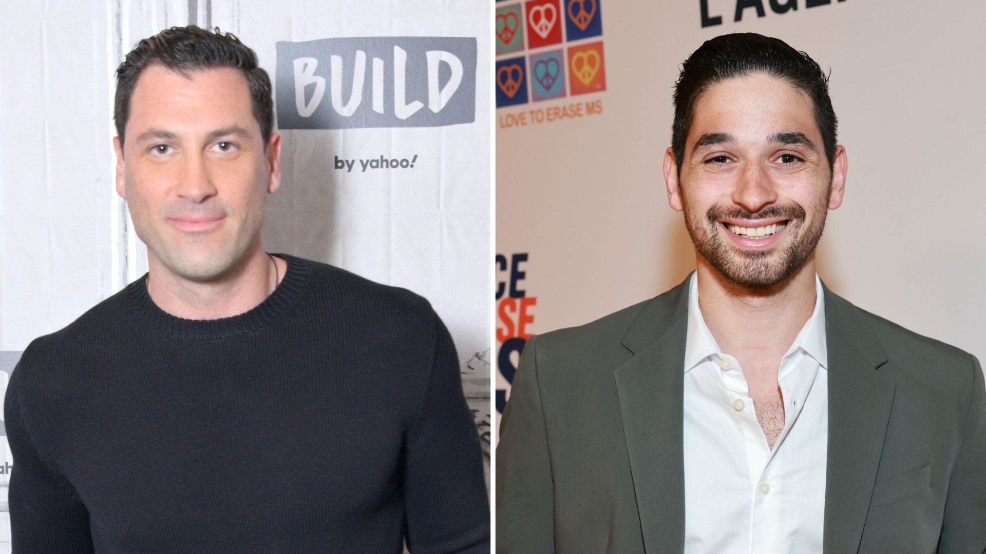 Maks Chmerkovskiy reacts to Alan Bersten's dedication night performance