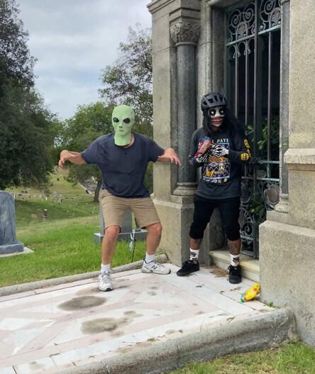 Stay Strange San Diego hosts annual cemetery creep bike ride