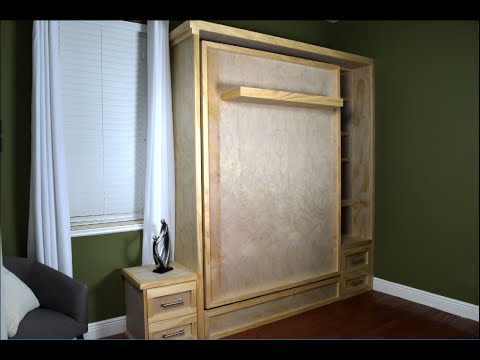 How to make a Murphy bed - wall bed hack without the hardware kit