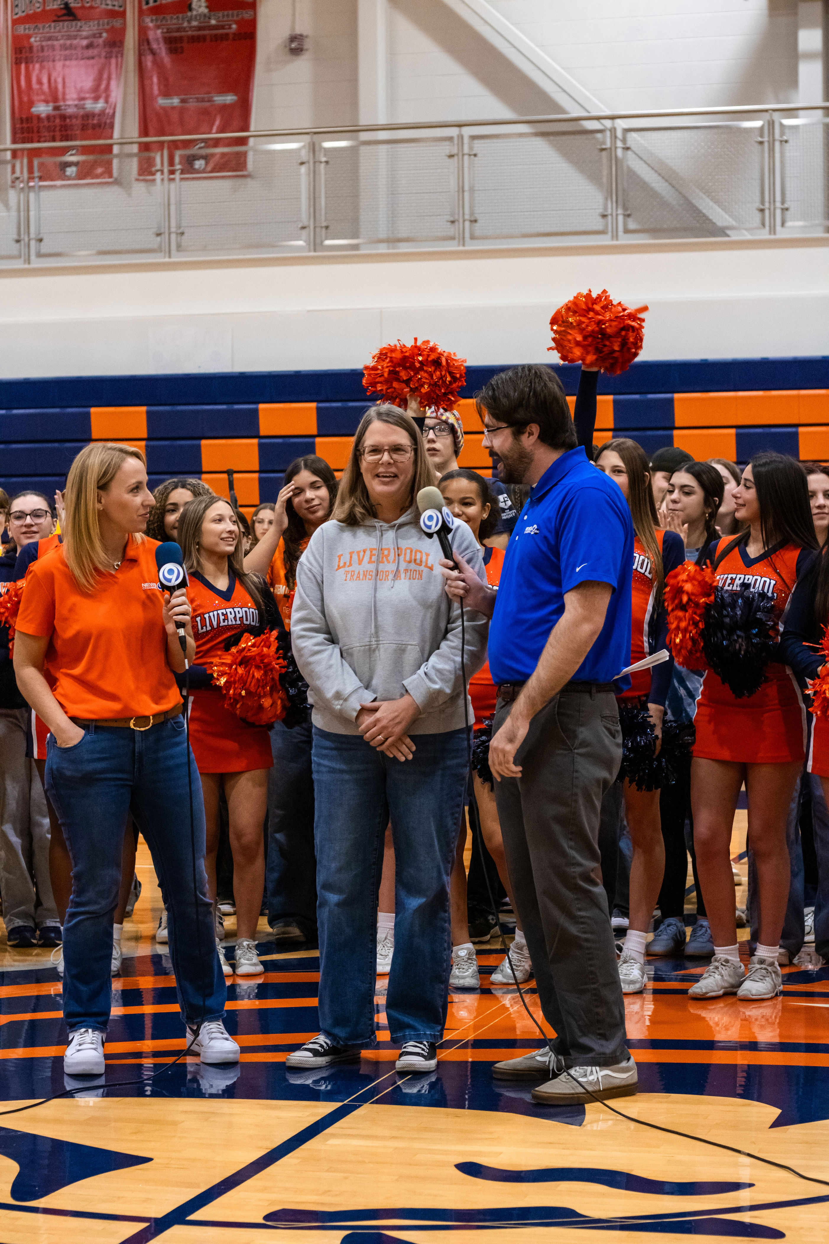 Friday morning lights: Liverpool High School