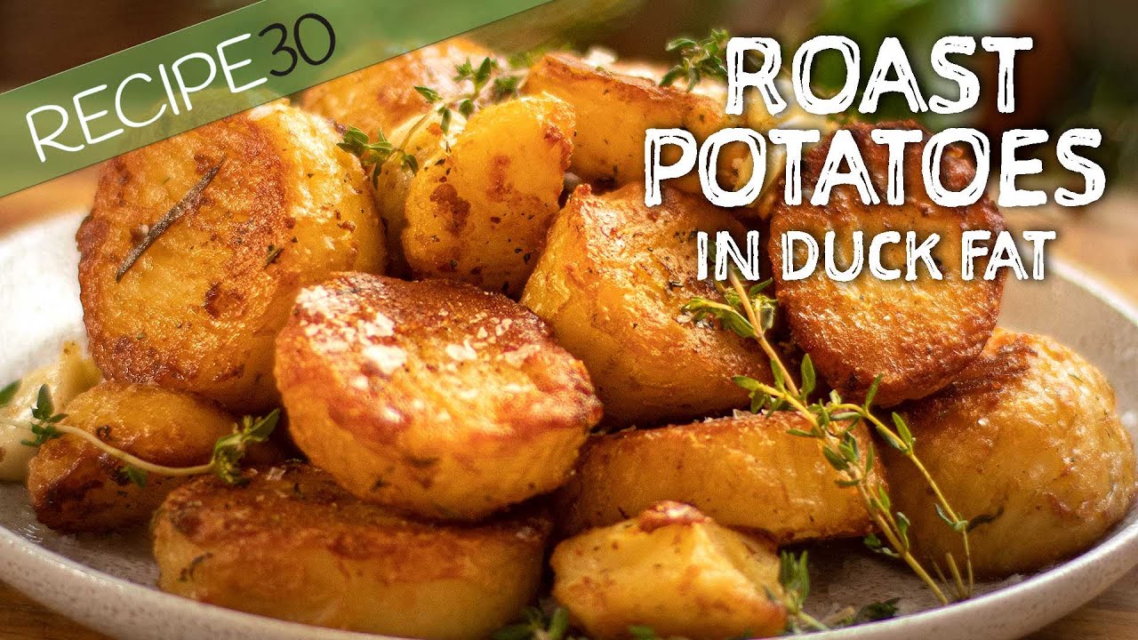 Nothing beats these duck fat crispy roasted potatoes
