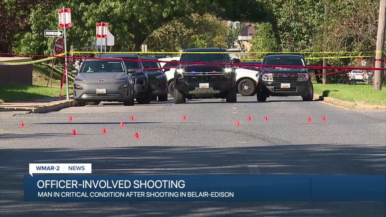 Man critically injured in Baltimore police shooting after allegedly ...