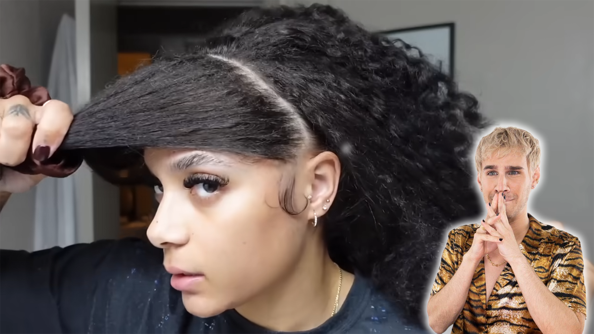 She tried the viral skunk stripe and everything changed