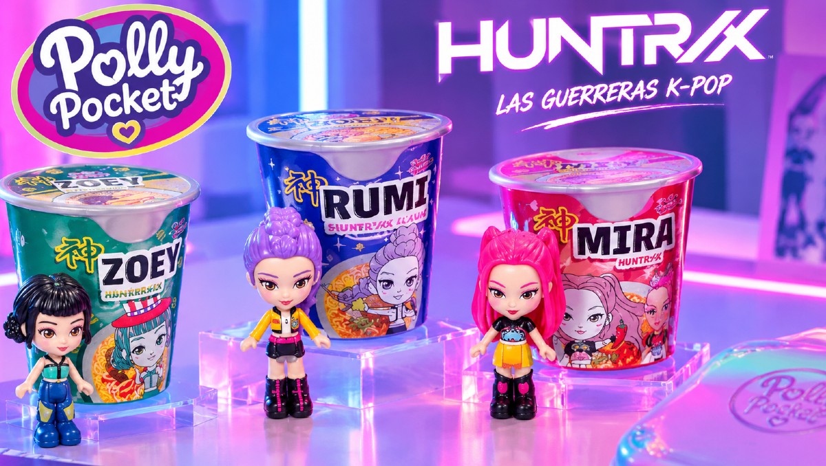 Huntrix en versión mini: Polly Pocket lanza colección de las guerreras ...