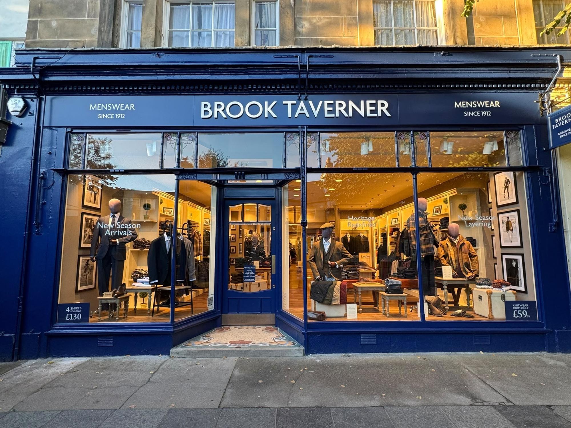 UK menswear brand Brook Taverner opens new Fife shop