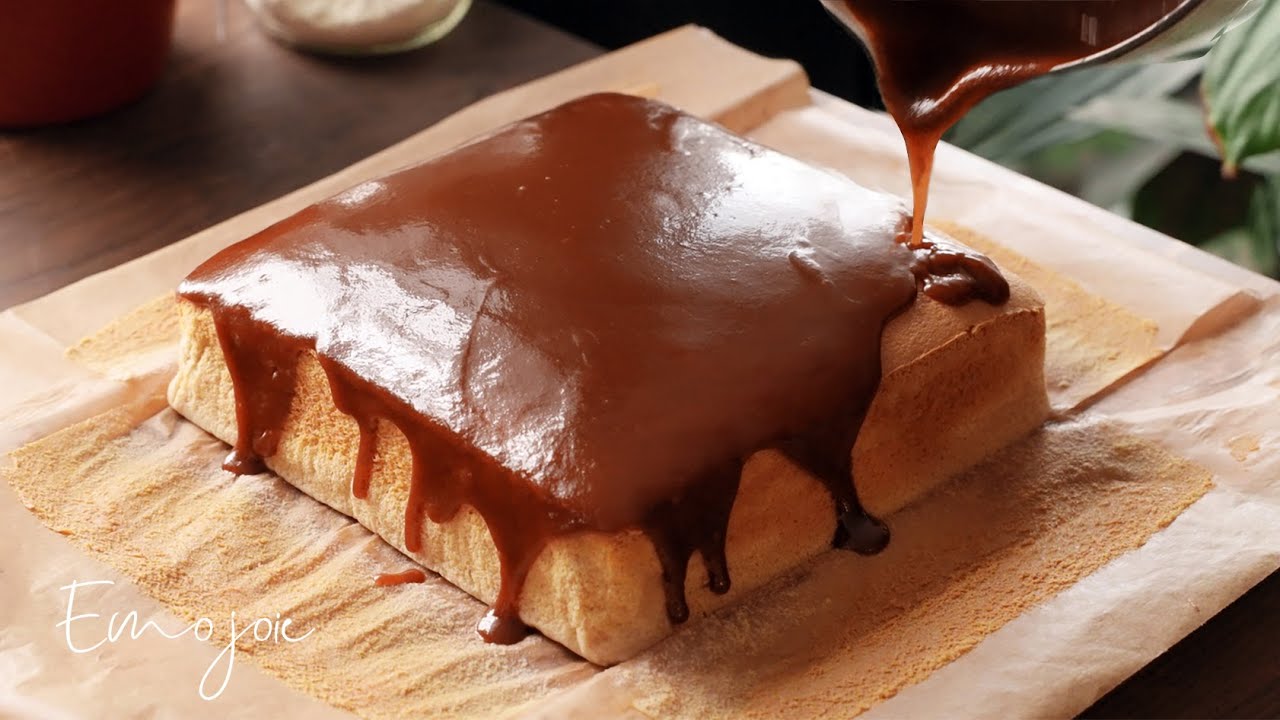How to make caramel castella cake at home