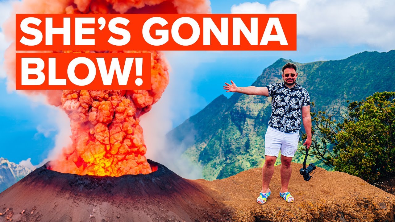 Our Hawaiian volcano cruise was smoking hot!