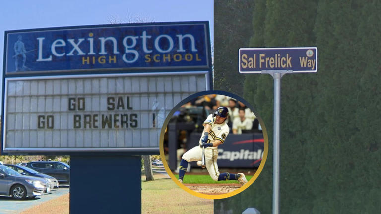 Lexington rallies behind hometown star Sal Frelick as Brewers begin ...