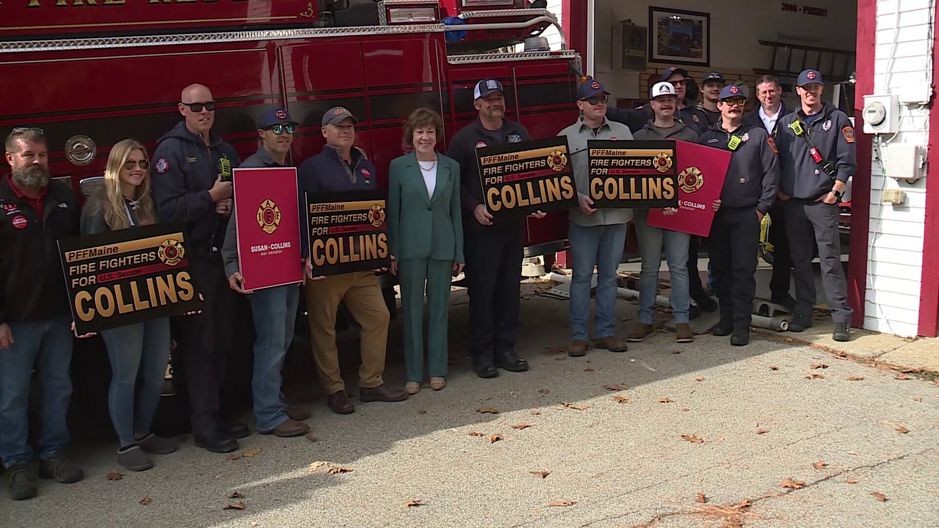 Maine firefighters union endorses Collins, Pingree