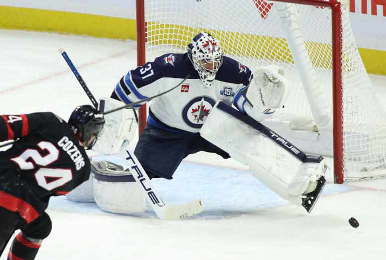 Devils acquire US Olympic goalie Connor Hellebuyck in a trade with the Jets