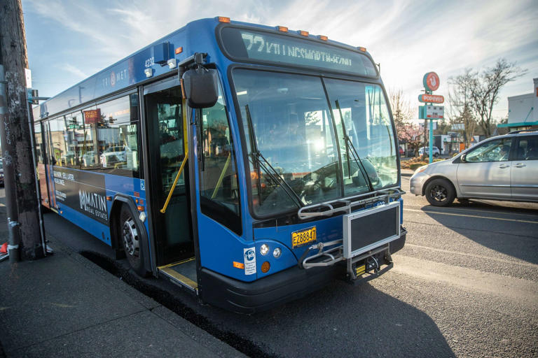 Pedestrian hospitalized after being struck, pinned under bus in ...