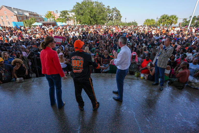 Election '26: David Jolly, Angie Nixon rally with FAMU homecoming crowd