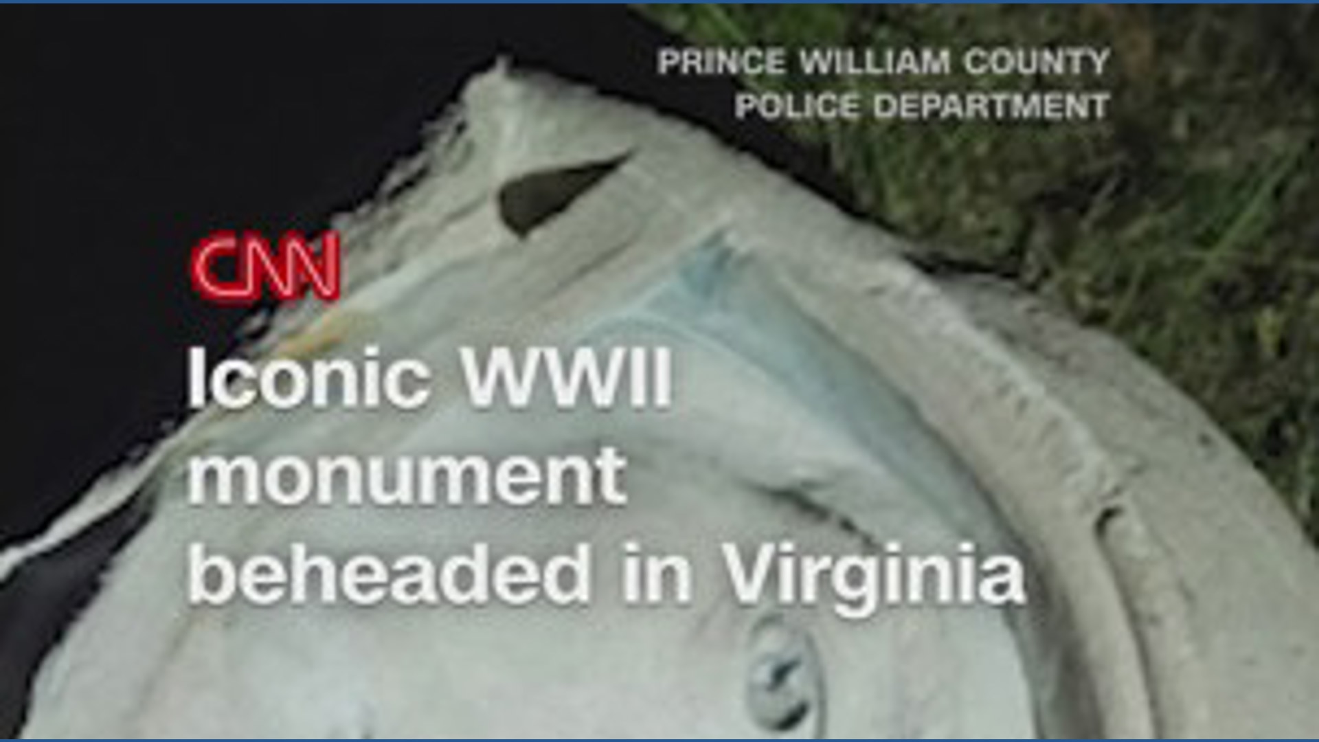 Iconic World War II statue beheaded in Virginia