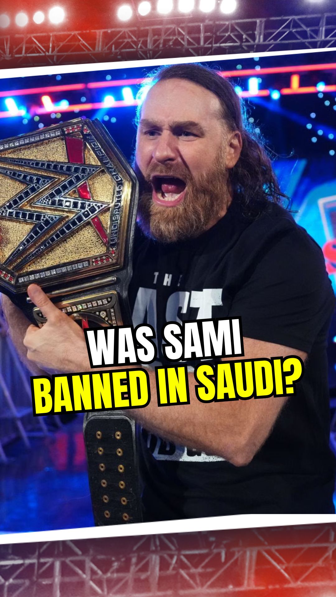 Was Sami Zayn banned in Saudi Arabia?