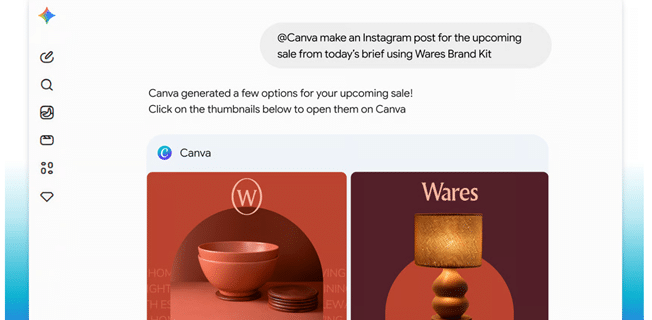 Integração entre Canva e Gemini chega ao português brasileiro