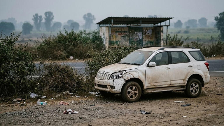 Student killed, six injured in SUV crash at Pune bus stop