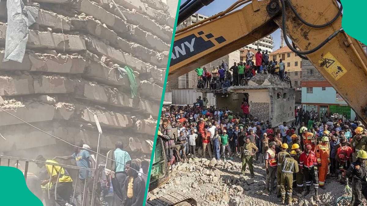 Breaking: Tears as popular 18-storey building suddenly collapses