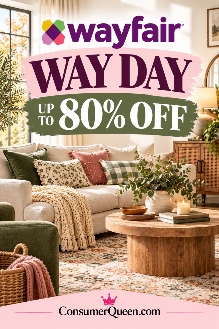 Wayfair Way Day savings: Up to 80% off starts tomorrow!