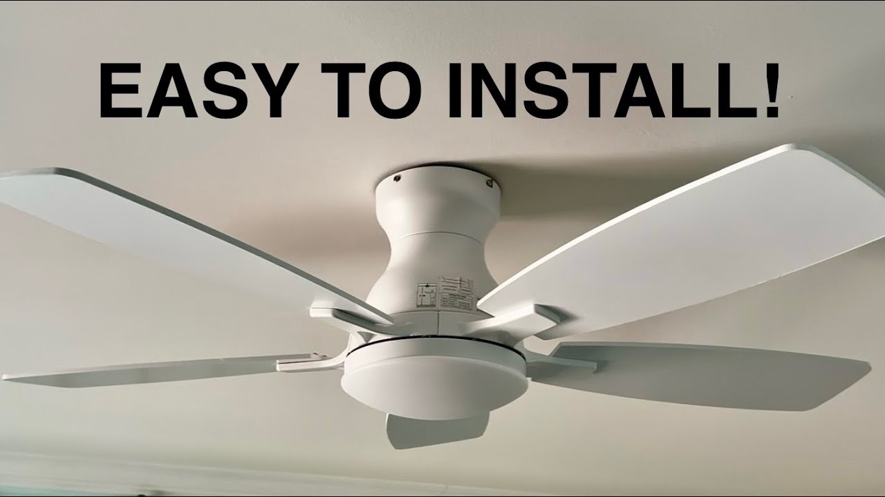 Swap an old ceiling light for a fan