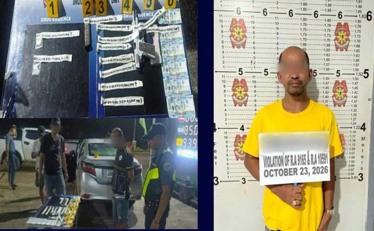 Cops nab drug suspect, seize P68,000 shabu, gun in Agusan del Sur sting