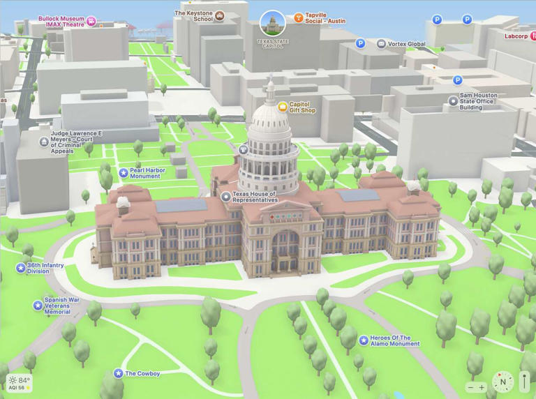 Apple Maps gives Austin a 3D makeover ahead of Formula 1 race