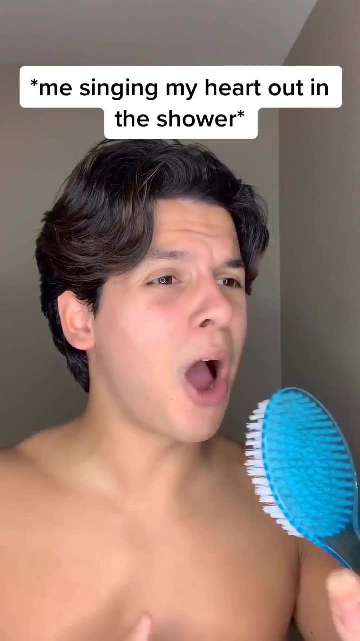 Shower singing always hits different