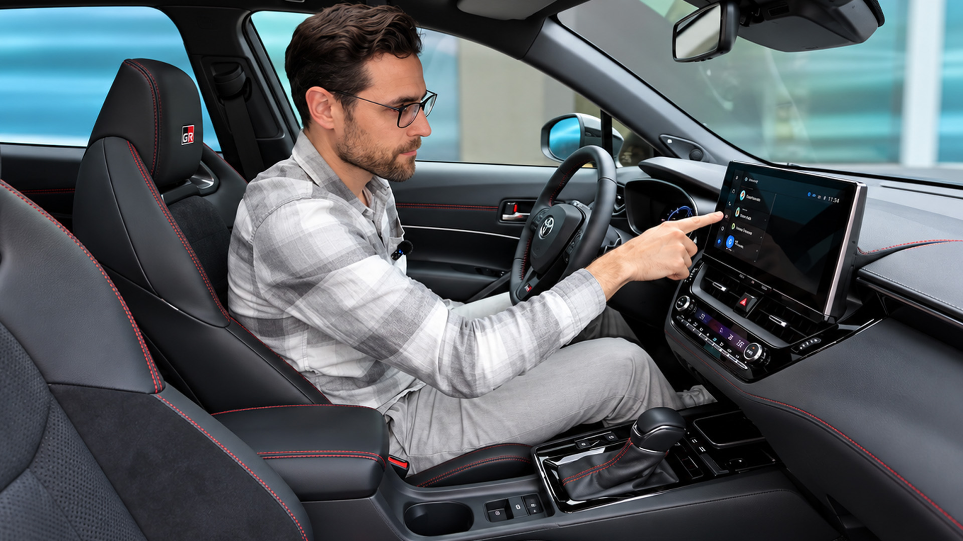Toyota Corolla Cross GR Sport features a dashboard touchscreen for ...