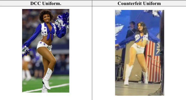 Dallas Cowboys cheerleaders slap My Chemical Romance with legal papers ...