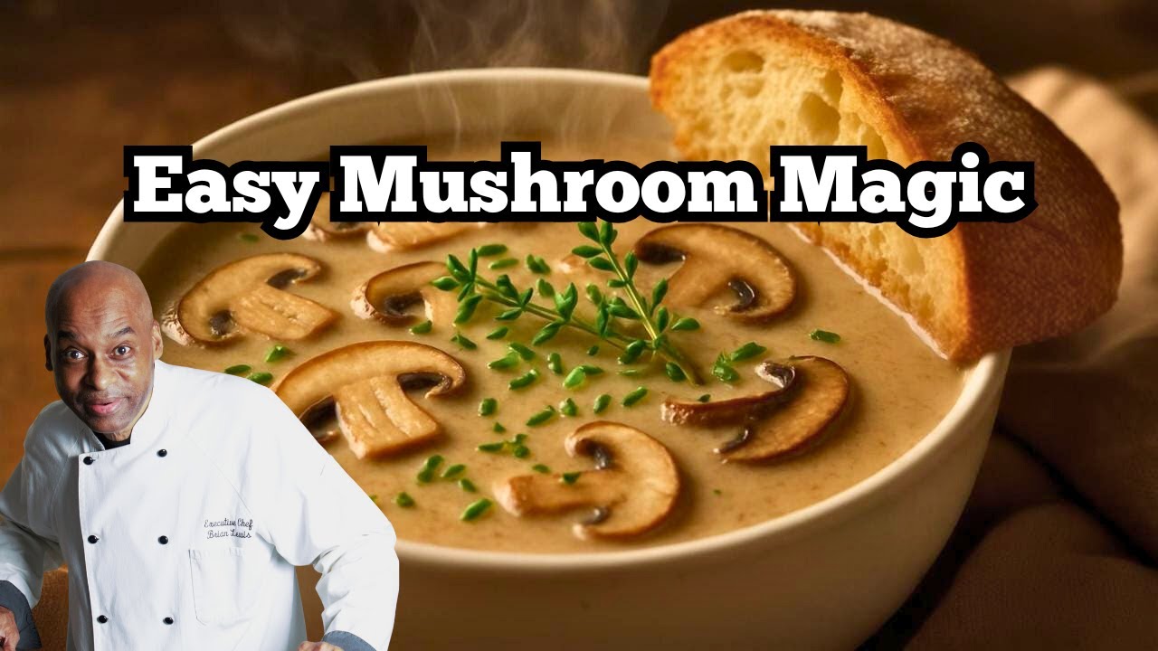 Cream of mushroom soup from scratch, easier than canned